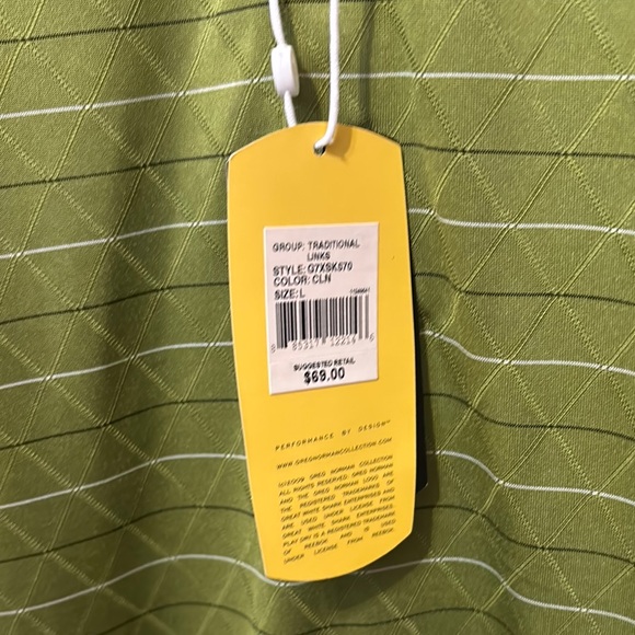 Greg Norman Collection Green Polo Shirt with Moisture-Wicking Fabric - Picture 3 of 8